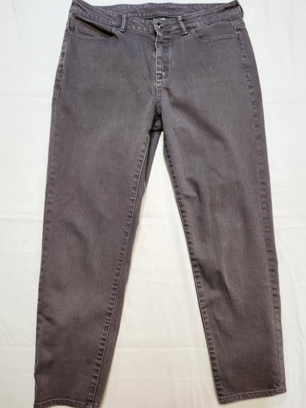Mountain Hardwear Ankle Jeans Women's Size 8/40 Gray Charcoal Cotton Blend Hike